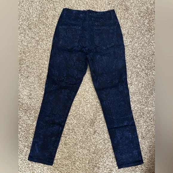 Diane Gilman DG2 Pants, Navy with Crystals, Size 2 - Picture 2 of 3